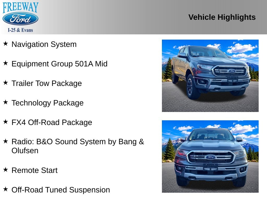 Certified 2019 Ford Ranger Lariat Truck
