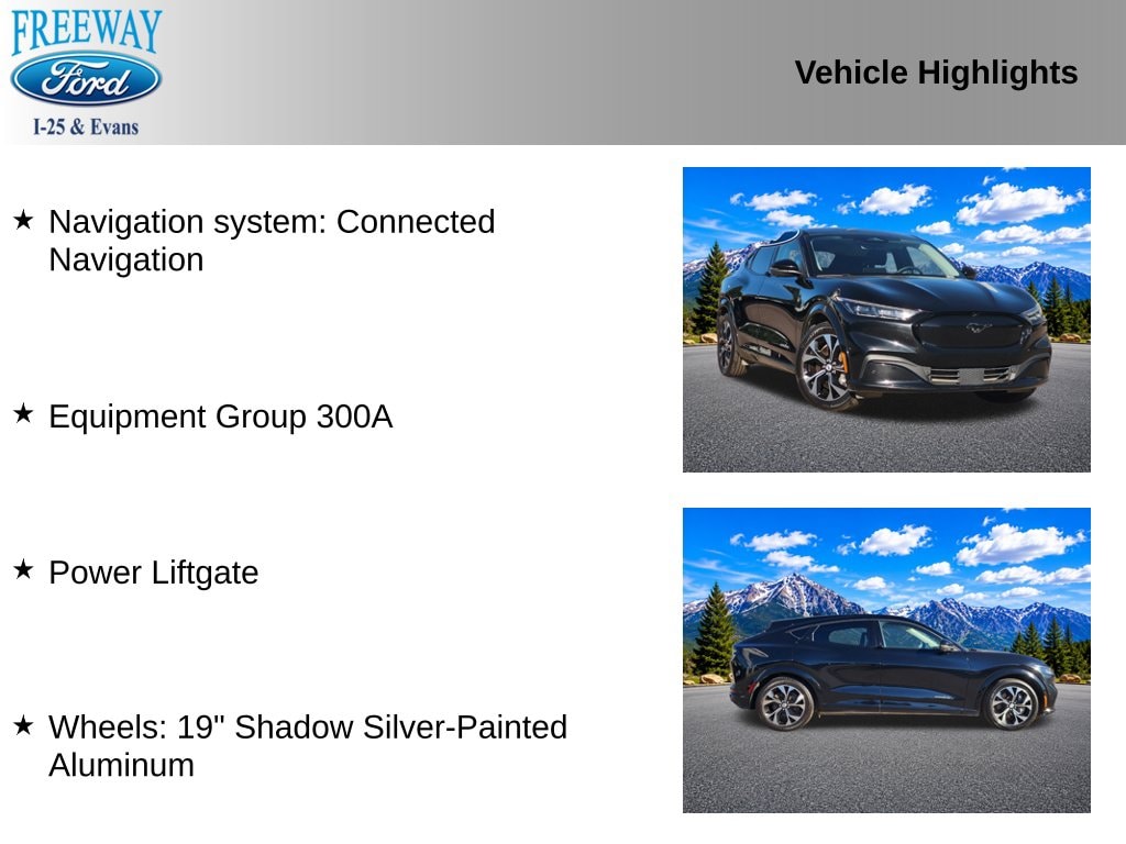 Certified 2023 Ford Mustang Mach-E Premium AWD with VIN 3FMTK3SU7PMA22184 for sale in Denver, CO