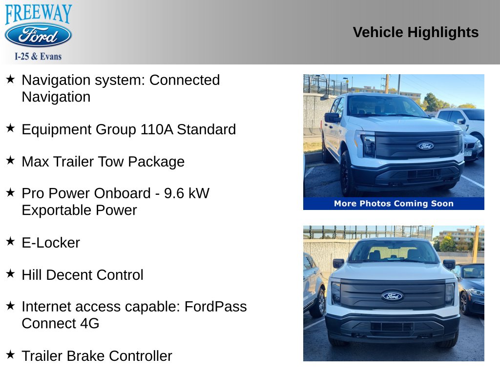 Certified 2025 Ford F-150 Lightning Pro Truck