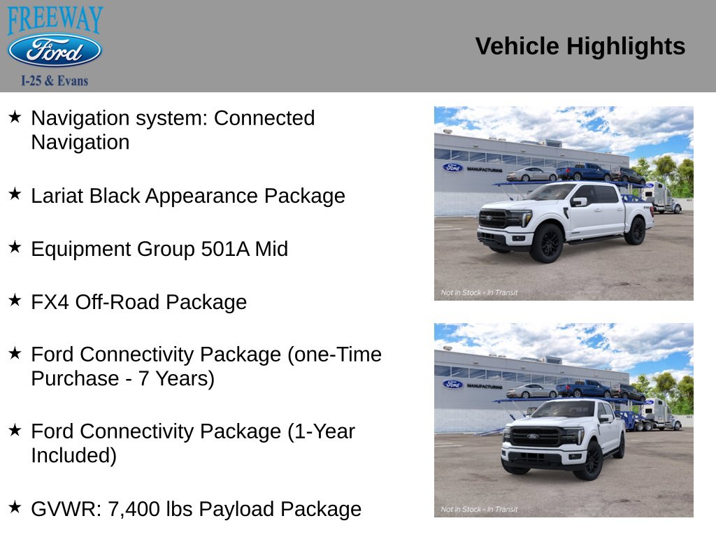 New 2026 Ford F-150 Lariat Truck