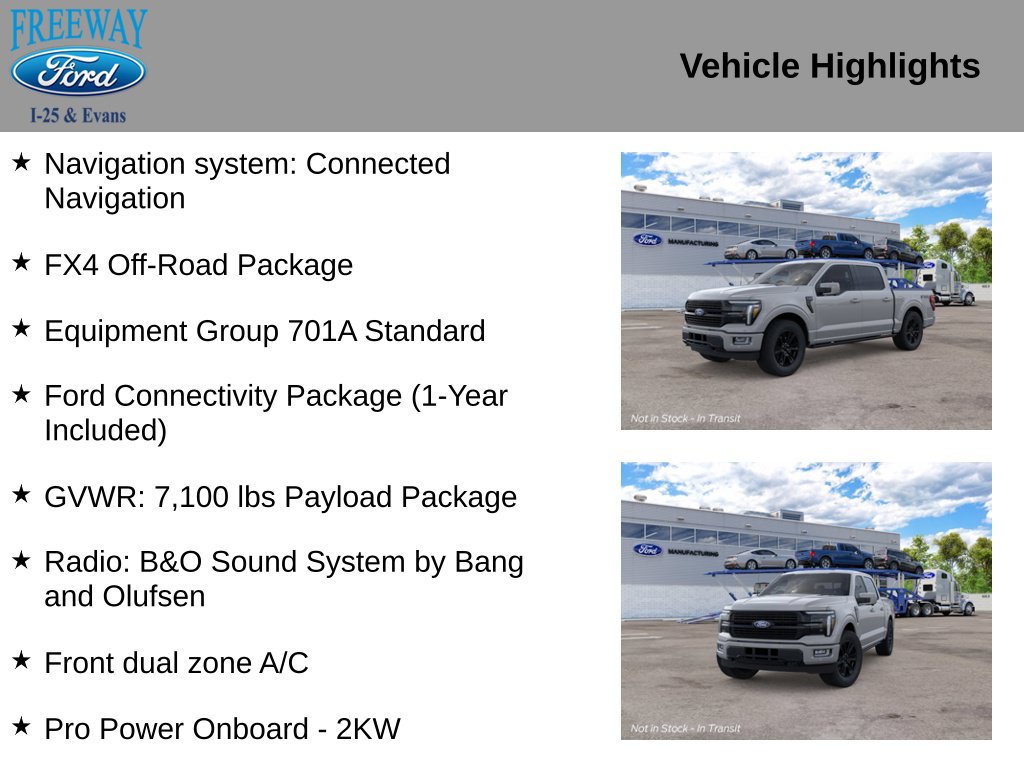 New 2026 Ford F-150 Platinum Truck