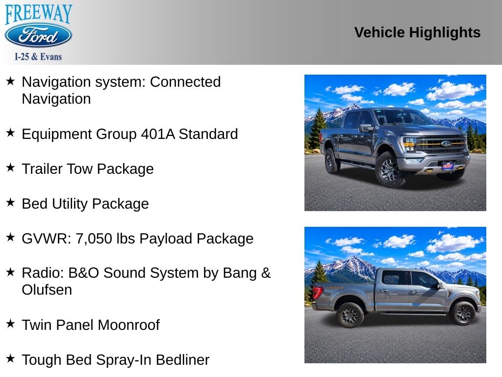 Certified 2023 Ford F-150 Tremor Truck