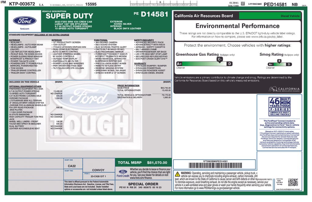 Used 2023 Ford F-250SD Lariat Truck