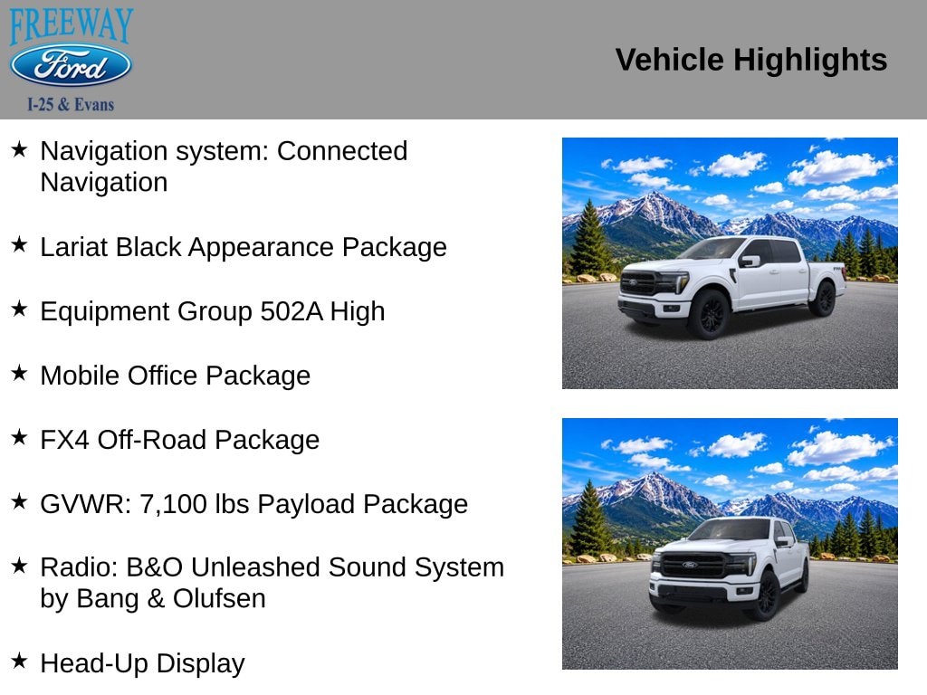 New 2026 Ford F-150 Lariat Truck