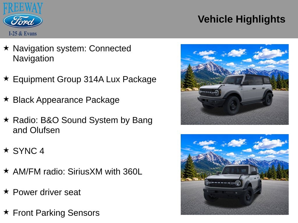 New 2026 Ford Bronco Outer Banks SUV