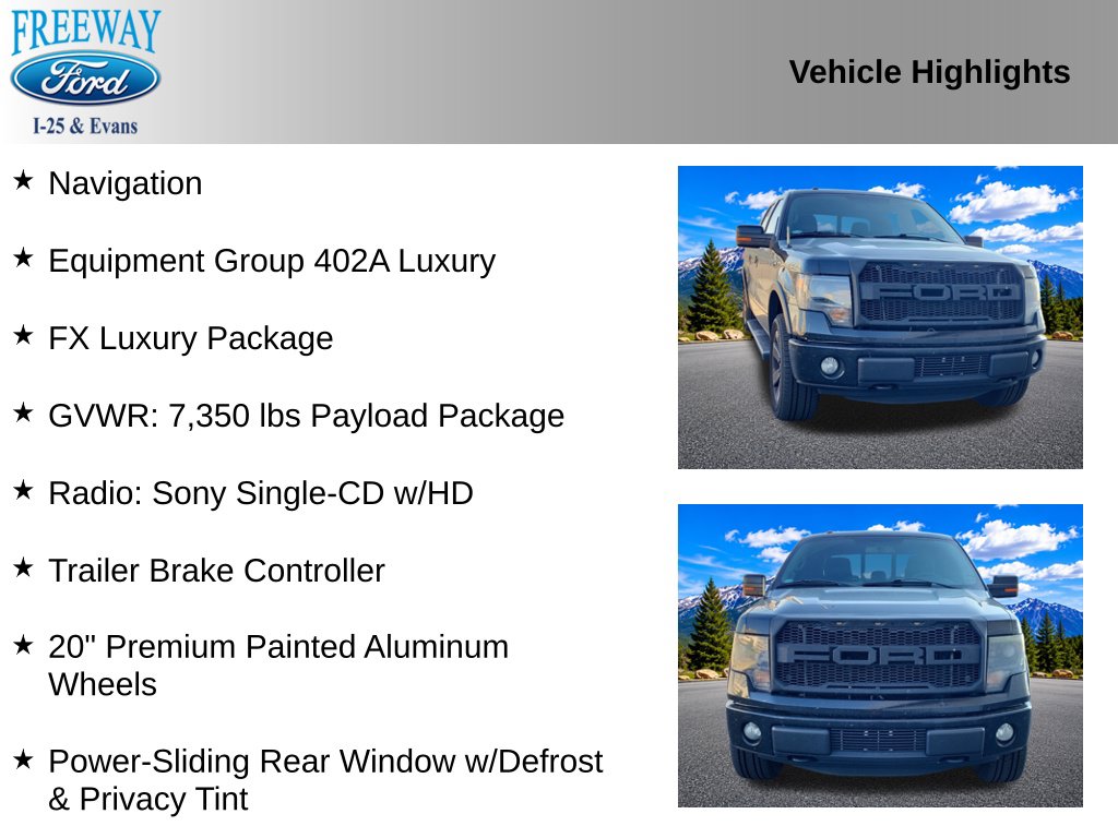 Used 2014 Ford F-150 FX4 Truck