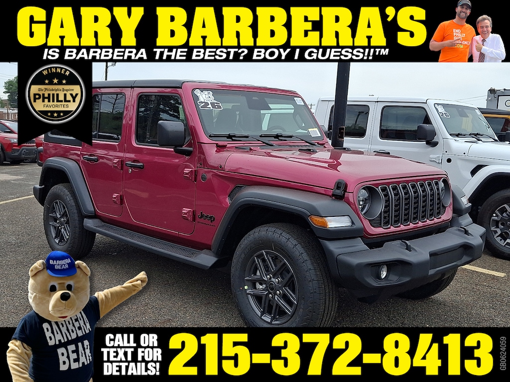 New 2026 Jeep Wrangler 4-DOOR SPORT S Sport Utility