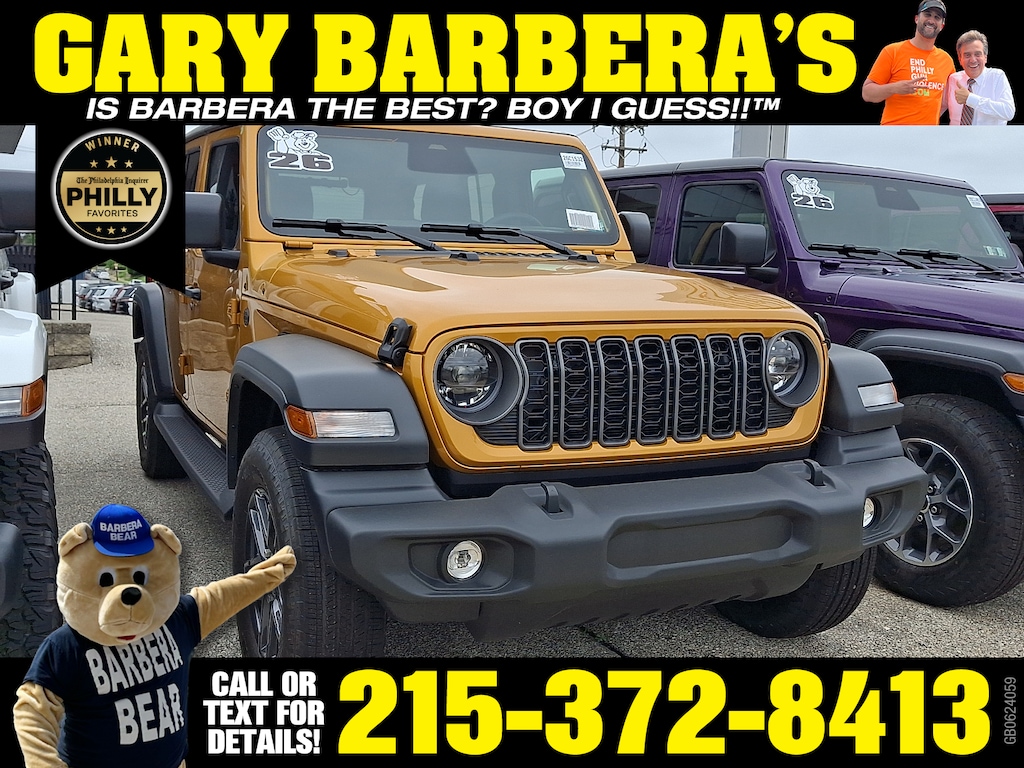 New 2026 Jeep Wrangler 4-DOOR SPORT S Sport Utility