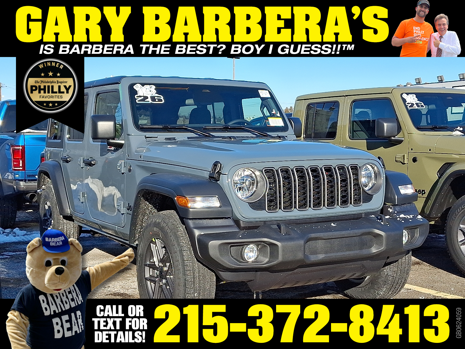 New 2026 Jeep Wrangler 4-DOOR SPORT S Sport Utility