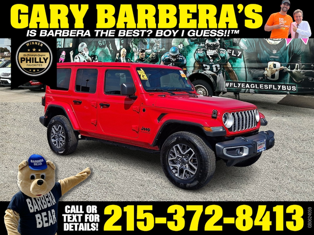 Used 2025 Jeep Wrangler 4-Door Sahara 4x4 Sport Utility