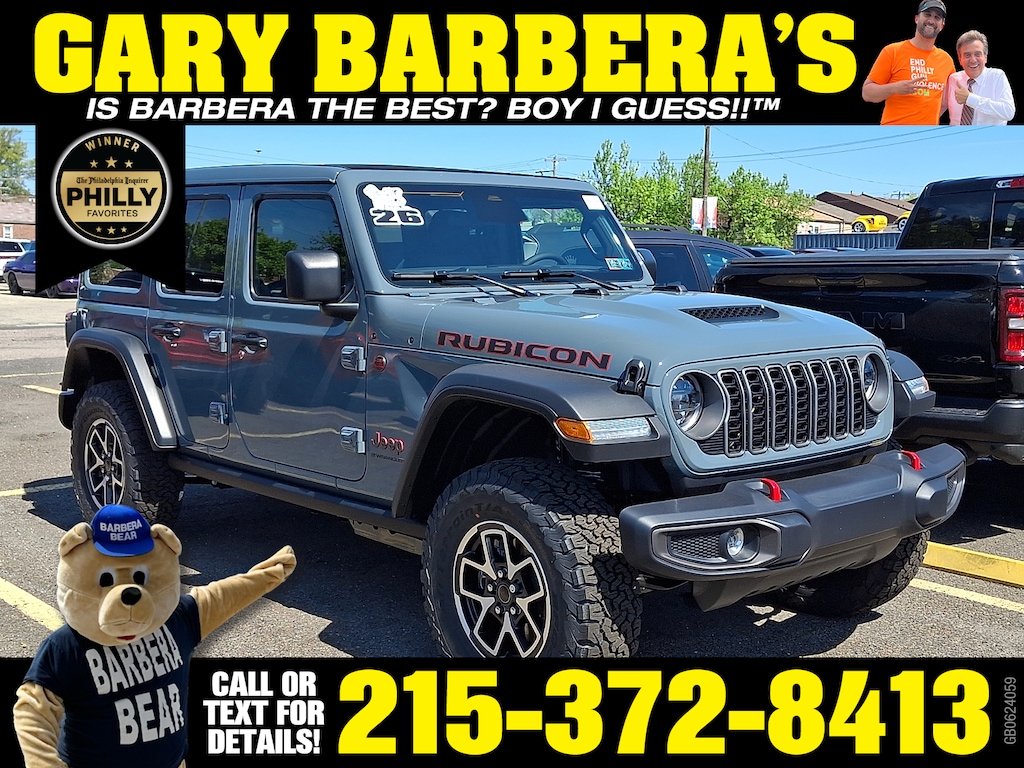 New 2026 Jeep Wrangler 4-DOOR RUBICON Sport Utility