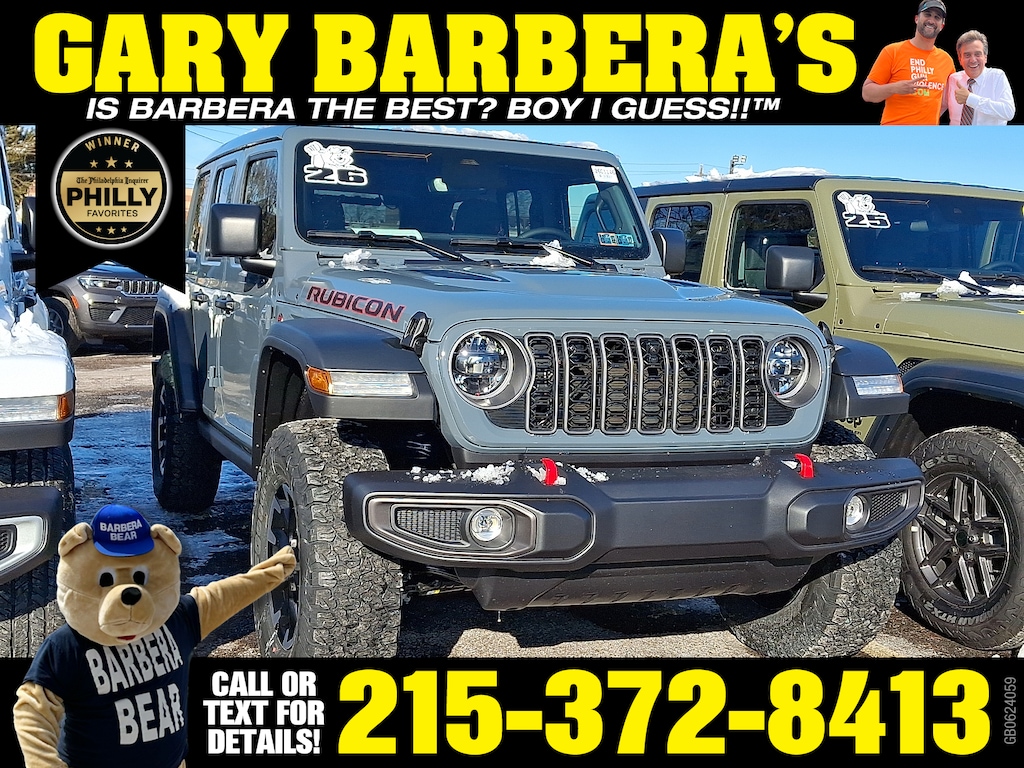 New 2026 Jeep Wrangler 4-DOOR RUBICON Sport Utility