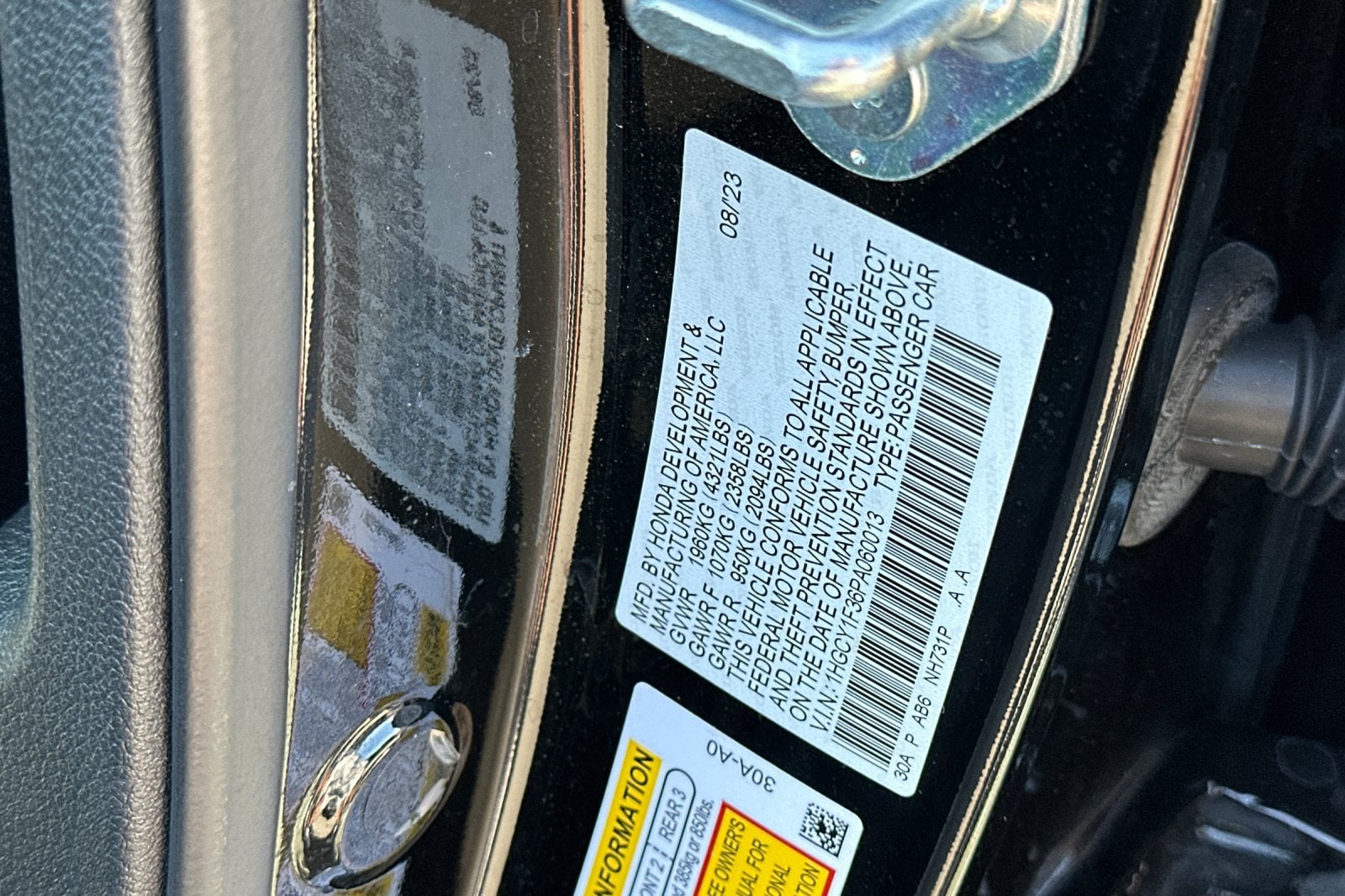 2023 Honda Accord EX - Photo 27