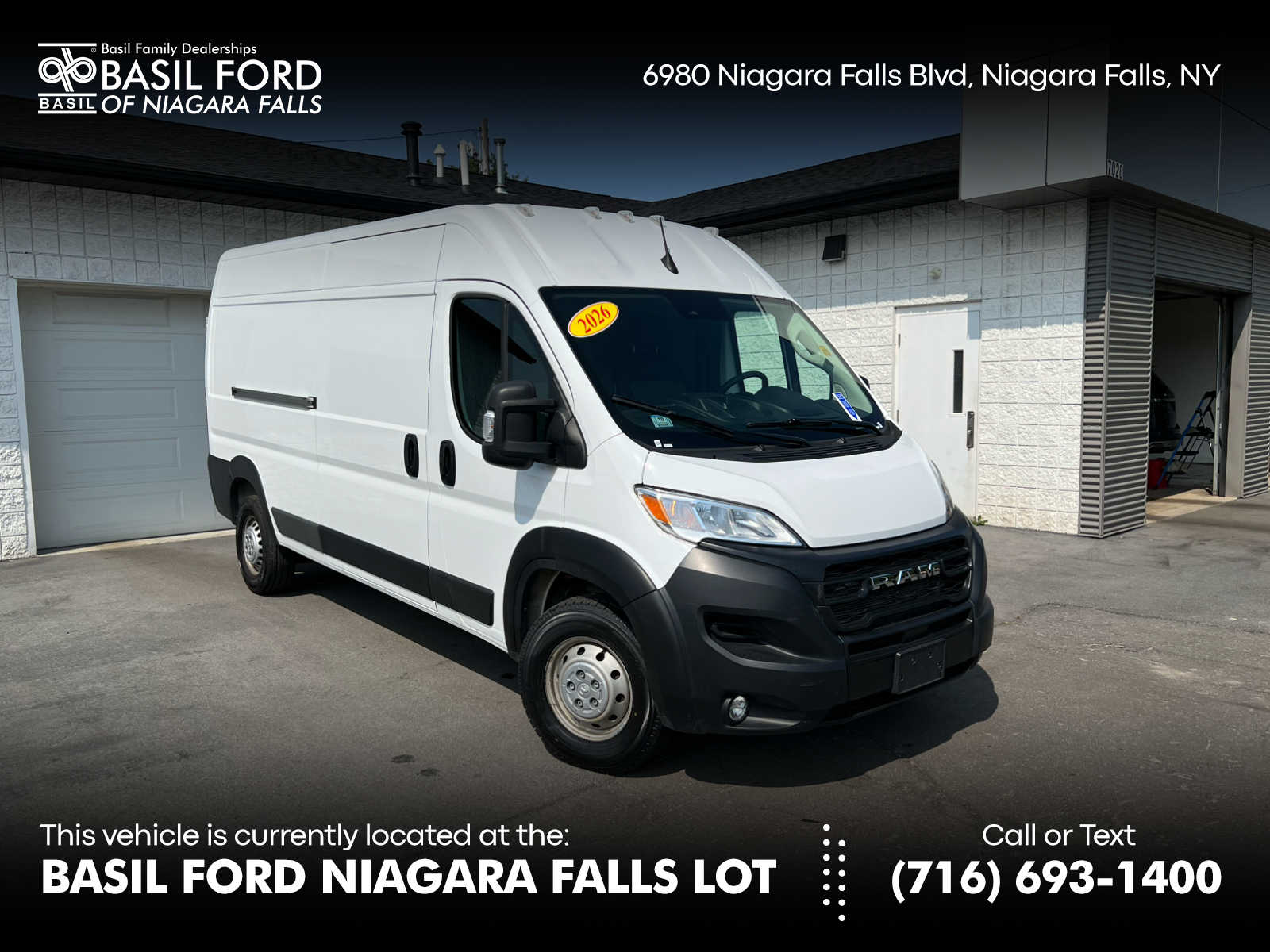  Ram Promaster Cargo Van