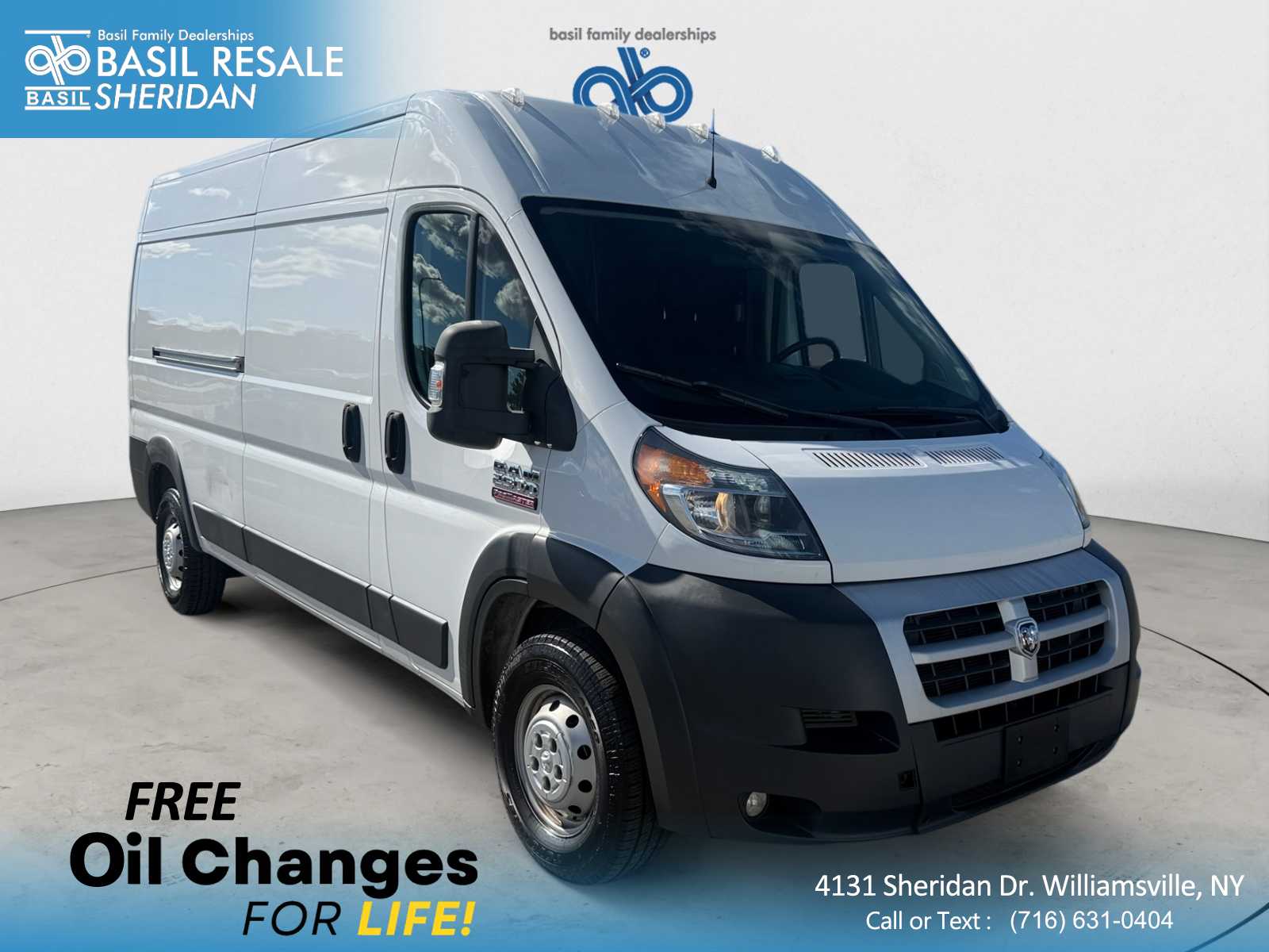Used 2015 Ram Promaster Cargo Van 2500 High Roof 159 WB