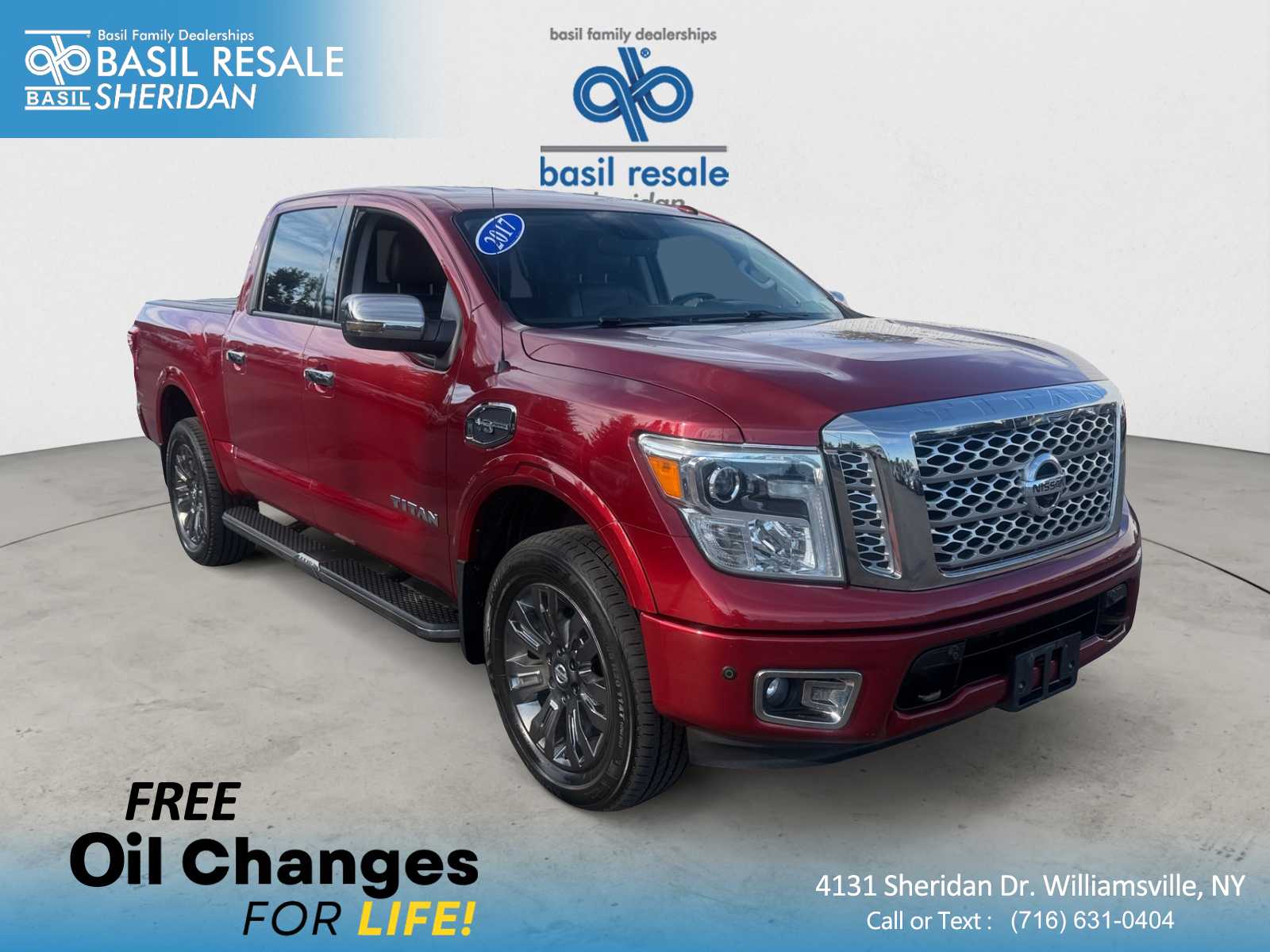 Used 2017 Nissan Titan Platinum Reserve 4x4 Crew Cab 4x4 Crew Cab