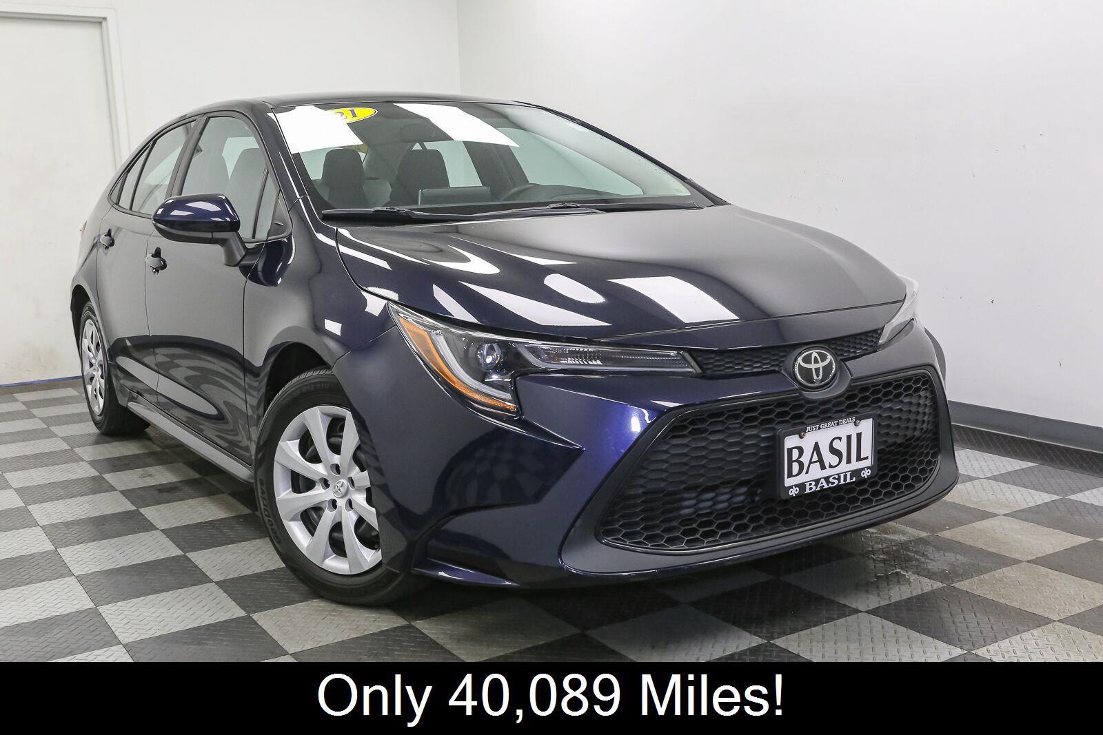 Used 2021 Toyota Corolla LE Sedan