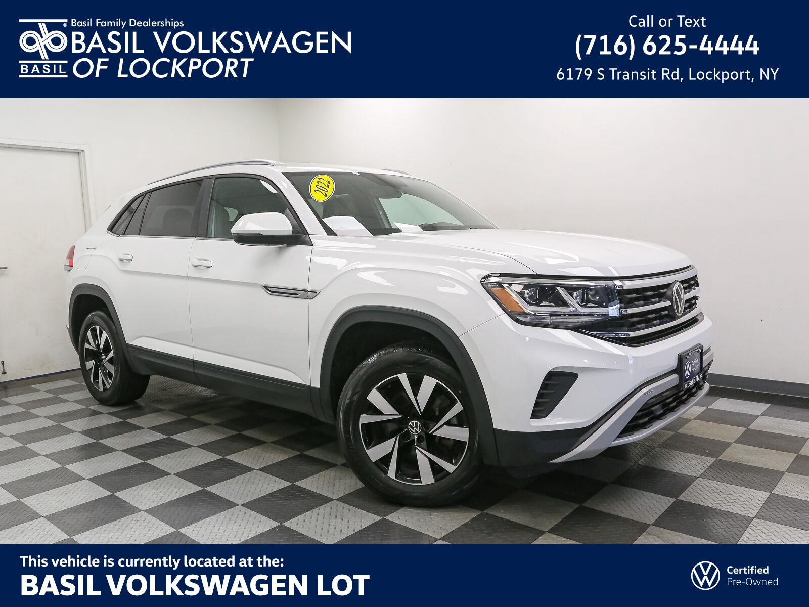 Certified 2022 Volkswagen Atlas Cross Sport 2.0T SE SUV