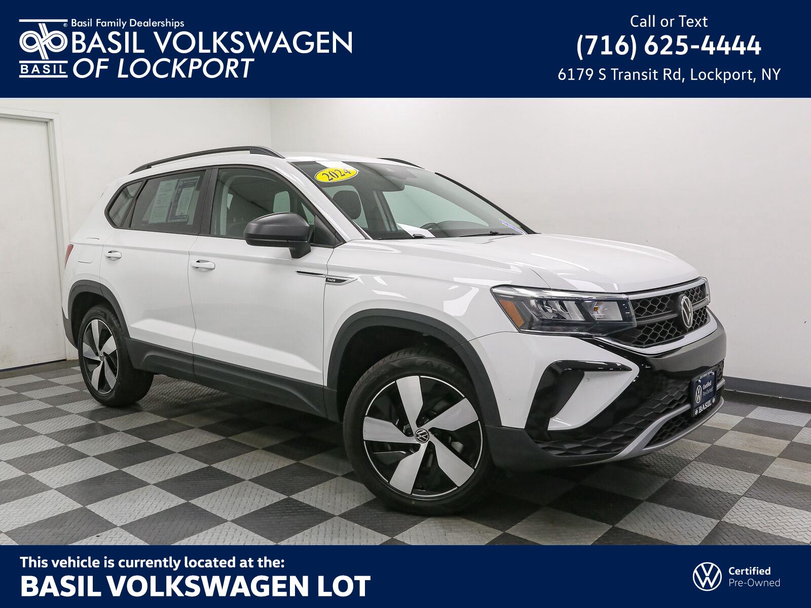 Certified 2024 Volkswagen Taos S SUV