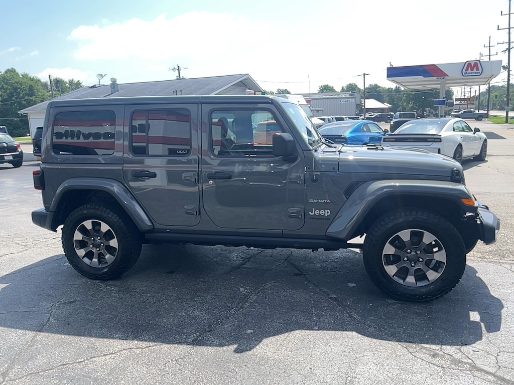 Used 2020 Jeep Wrangler Unlimited Sahara 4WD Sport Utility Vehicles