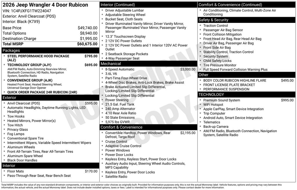 2026 Jeep Wrangler 4-Door Rubicon - Photo 28