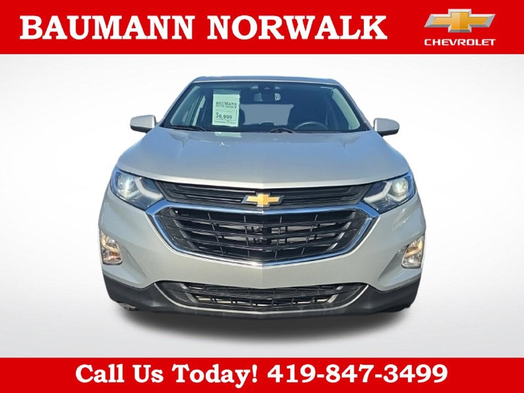 Used 2021 Chevrolet Equinox LT with VIN 3GNAXUEV1MS102277 for sale in Norwalk, OH