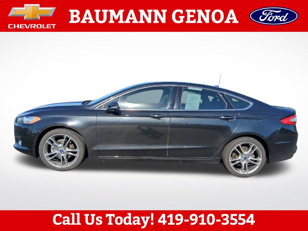 Used 2015 Ford Fusion Titanium with VIN 3FA6P0D9XFR190936 for sale in Genoa, OH