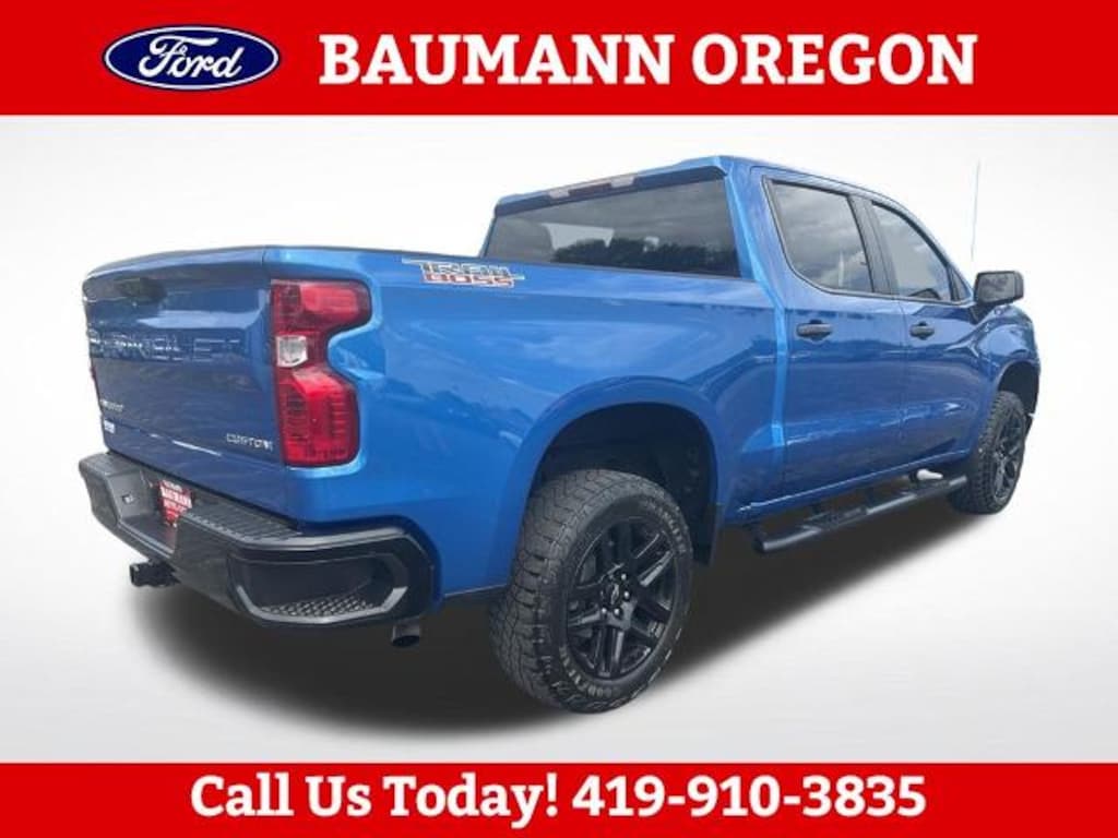 Used 2022 Chevrolet Silverado 1500 Custom Trail Boss Truck Crew Cab