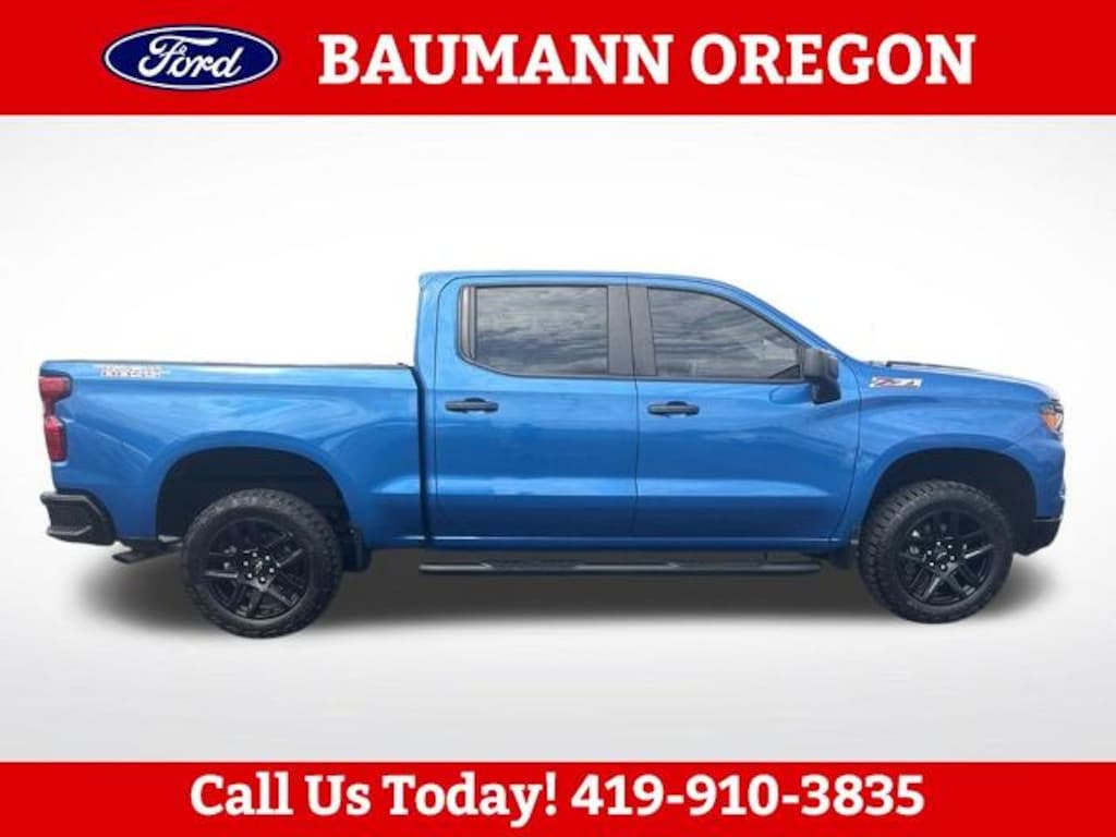 Used 2022 Chevrolet Silverado 1500 Custom Trail Boss Truck Crew Cab