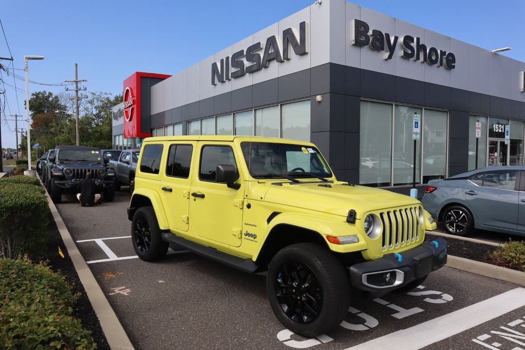 Used 2023 Jeep Wrangler 4xe Sahara SUV UB11261P for Sale in Bay Shore, NY, at Nissan of Bay Shore