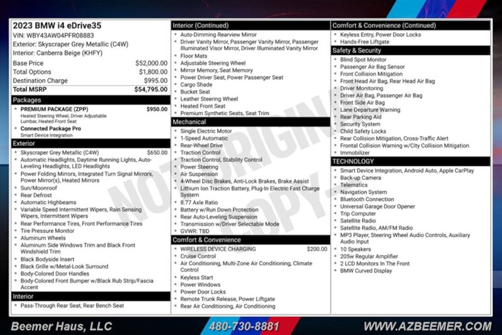 Certified 2023 BMW i4 eDrive35 Gran Coupe eDrive35 Gran Coupe Sedan
