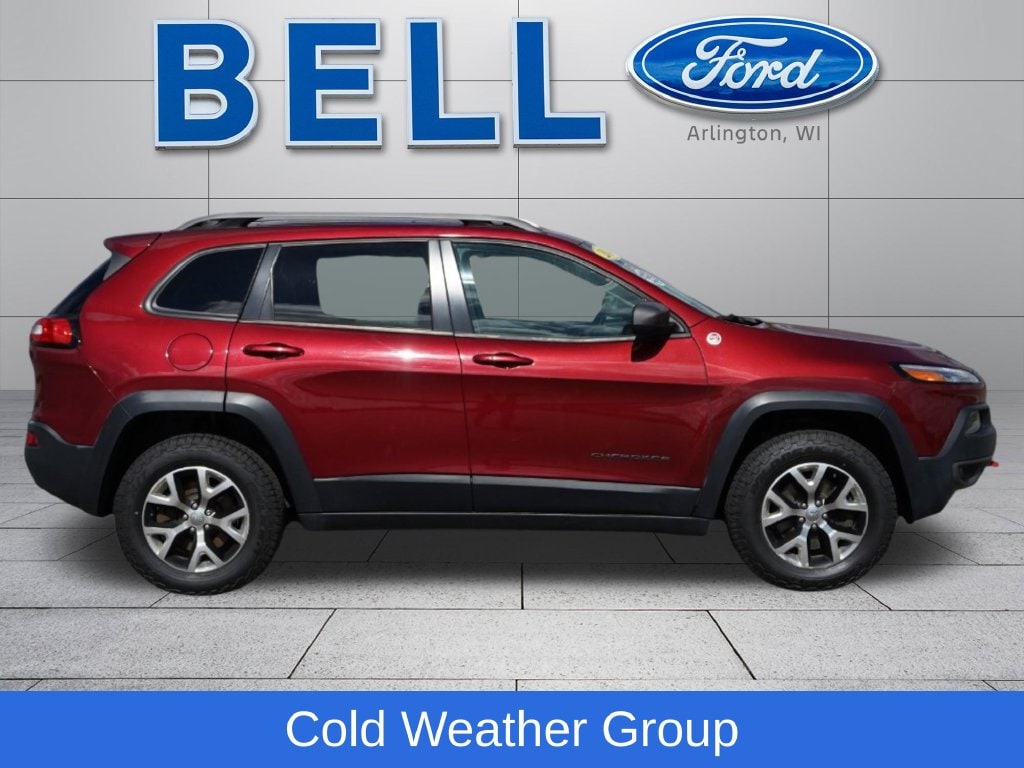 Used 2014 Jeep Cherokee Trailhawk with VIN 1C4PJMBS6EW291514 for sale in Arlington, WI