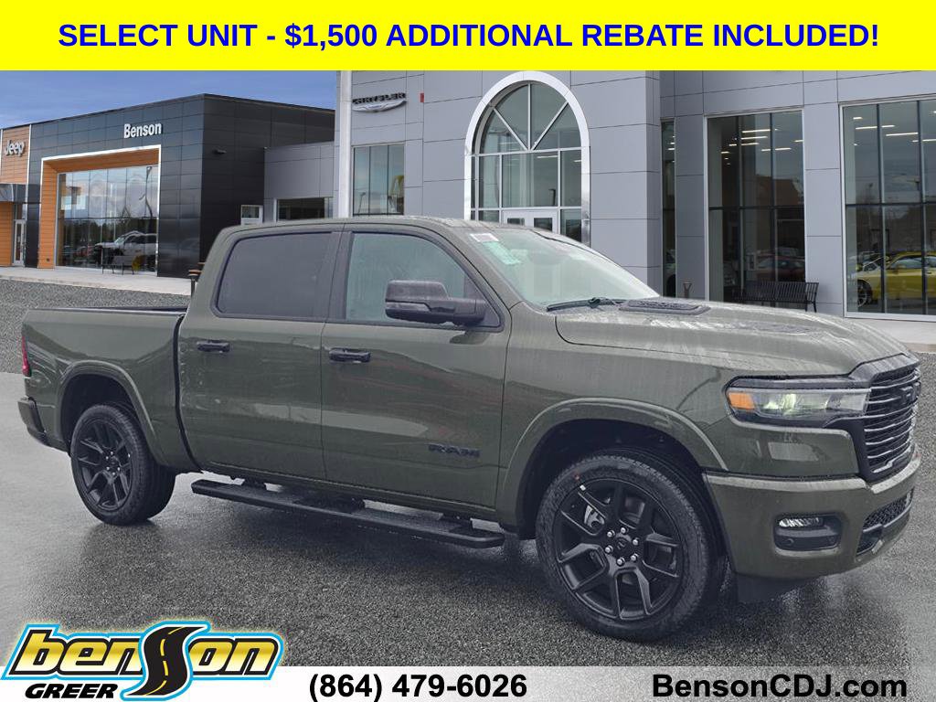 New 2026 Ram 1500 LARAMIE CREW CAB 4X4 5'7 BOX Pickup