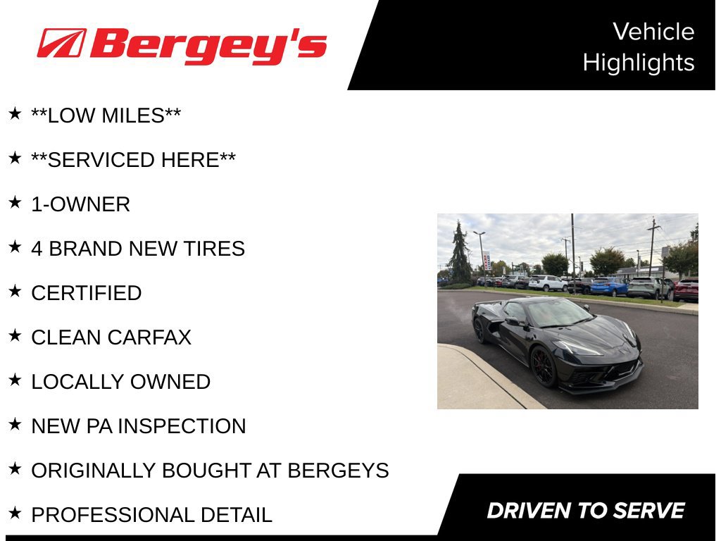 Used 2025 Chevrolet Corvette Stingray 2LT Performance