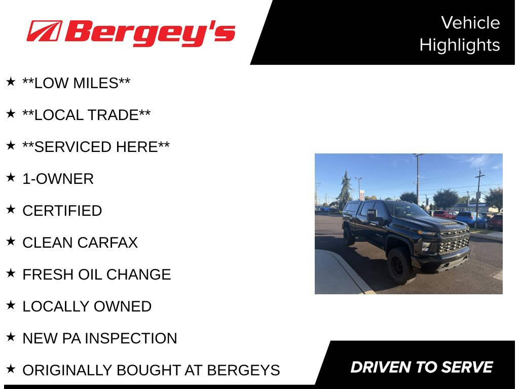 Used 2022 Chevrolet Silverado 2500 HD Custom Truck