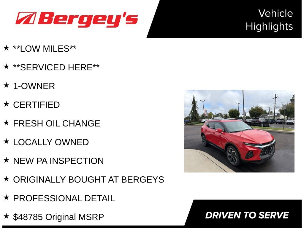 Used 2022 Chevrolet Blazer RS SUV