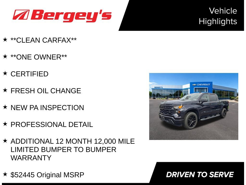 Used 2023 Chevrolet Silverado 1500 Custom Truck