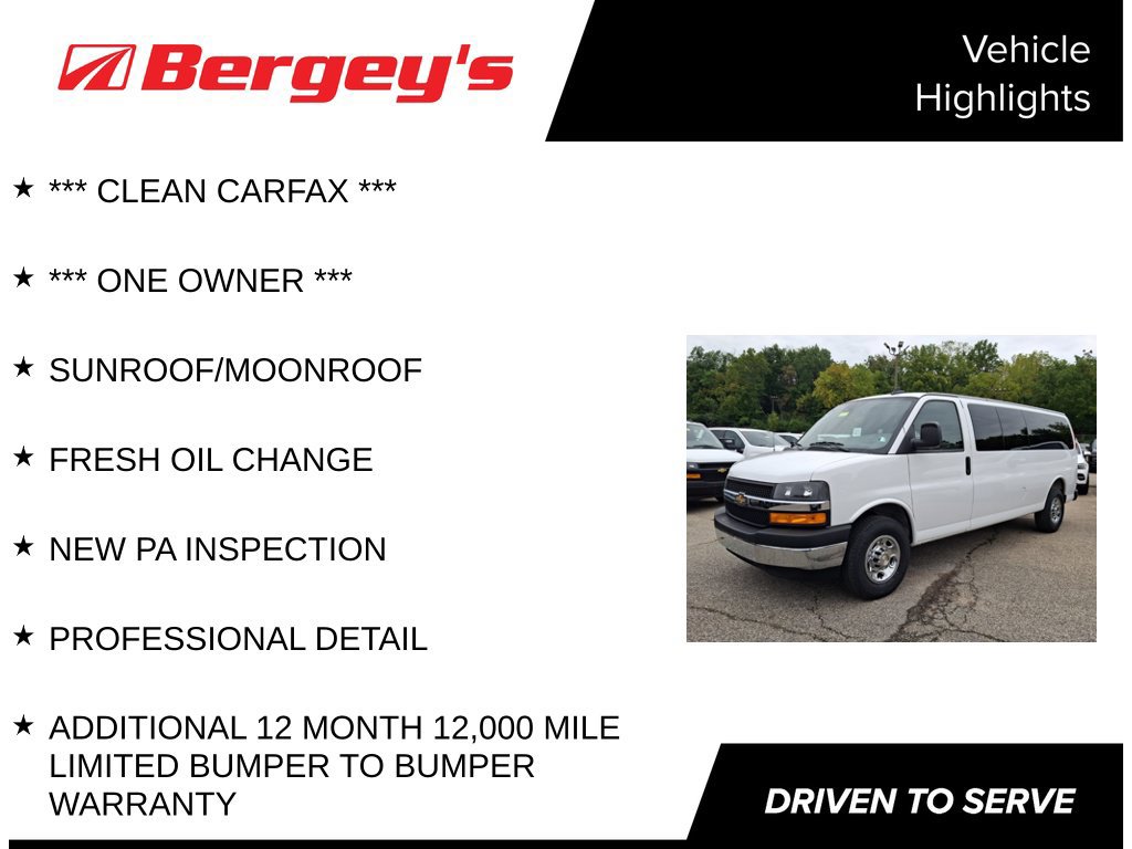 Used 2025 Chevrolet Express Passenger 1LT Van