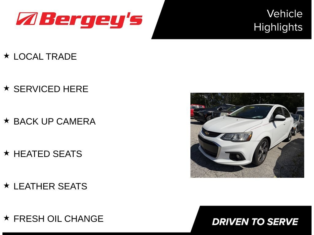 Used 2017 Chevrolet Sonic Premier Car