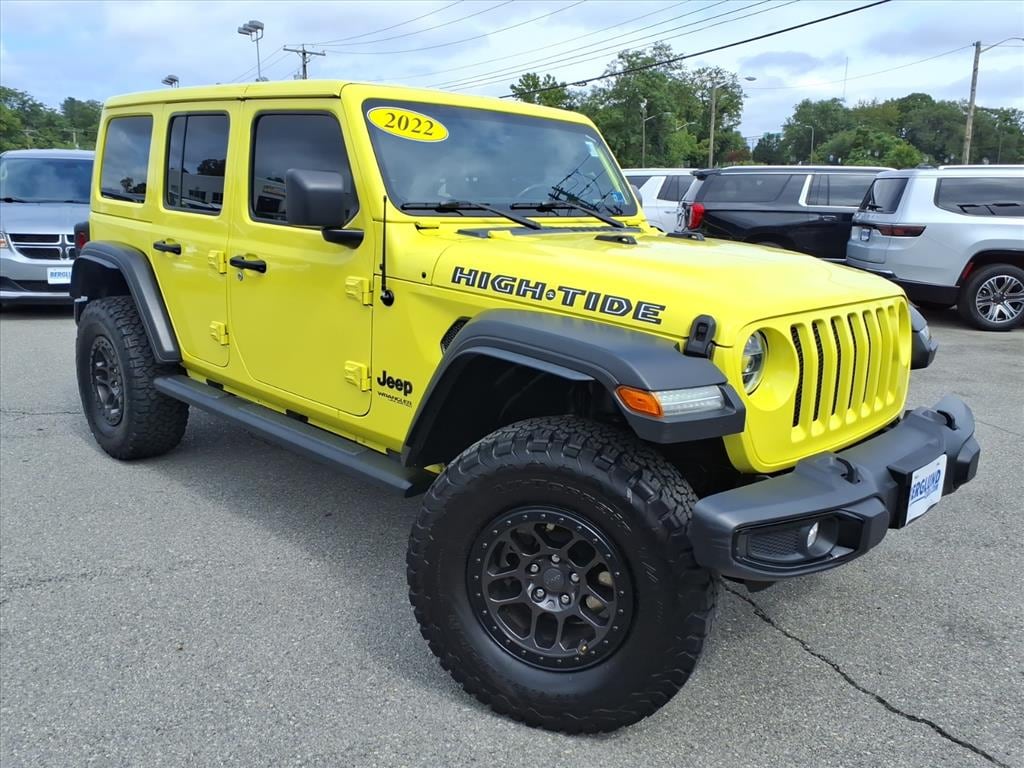Used 2022 Jeep Wrangler Unlimited High Tide Sport Utility