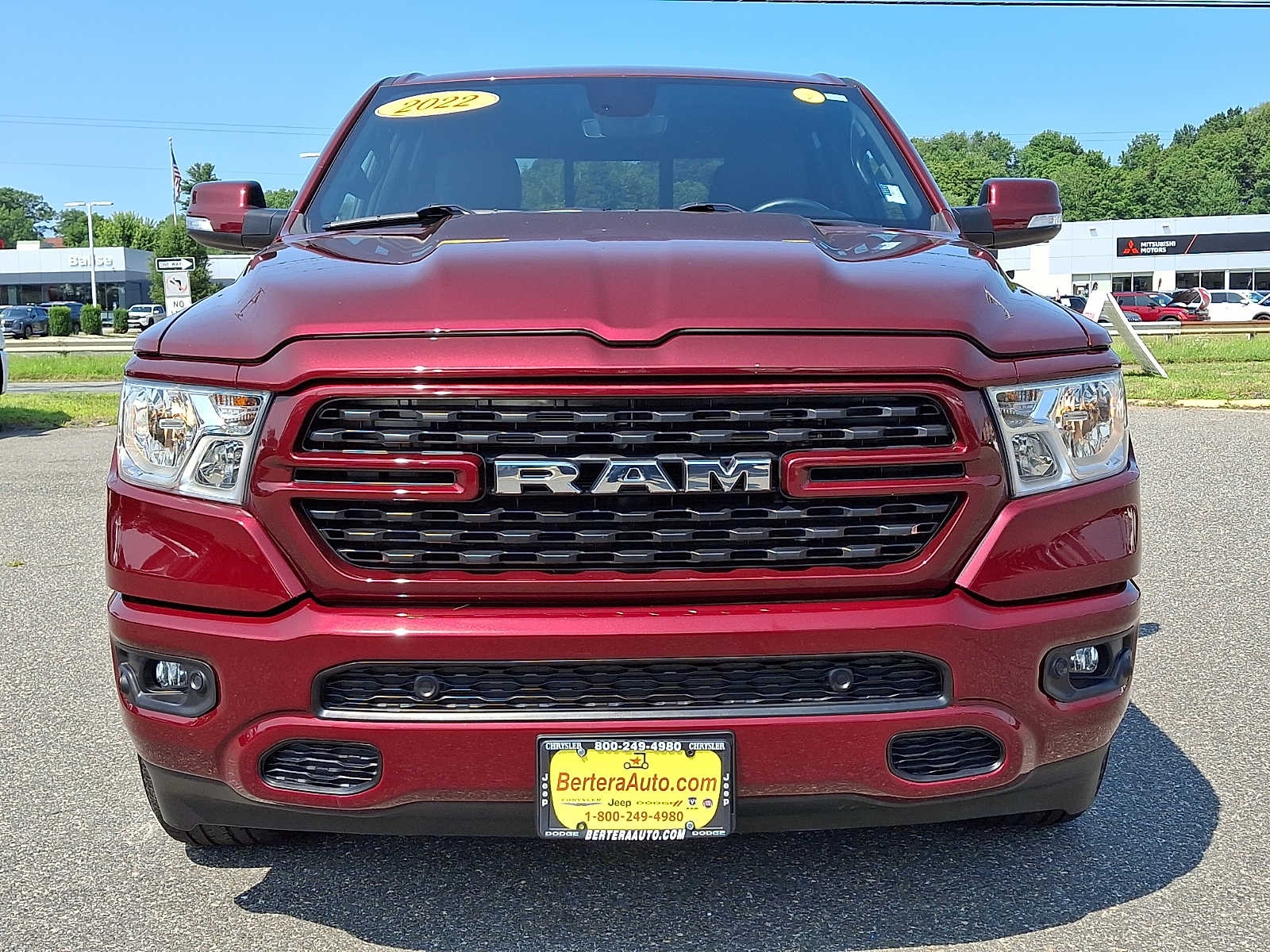 Used 2022 Ram 1500 Big Horn 4x4 Crew Cab 64 Box Truck