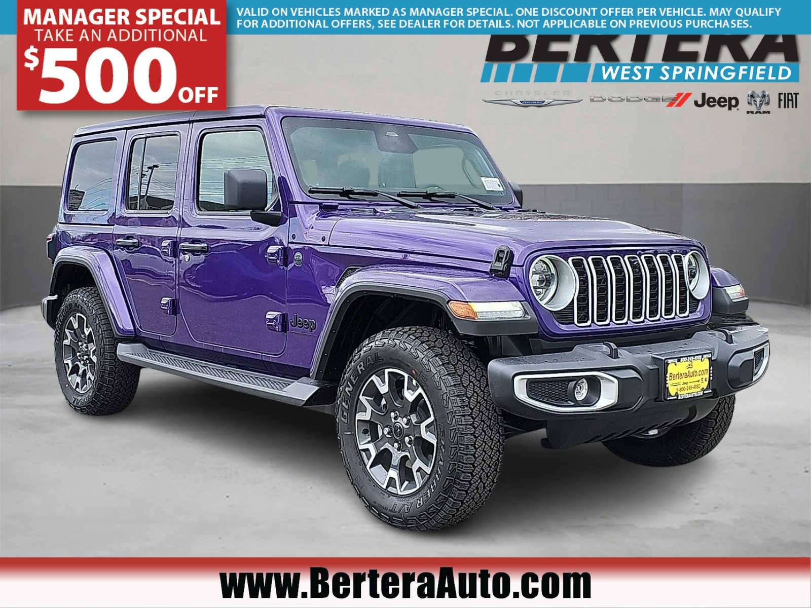 2026 Jeep Wrangler 4-DOOR SAHARA Sport Utility