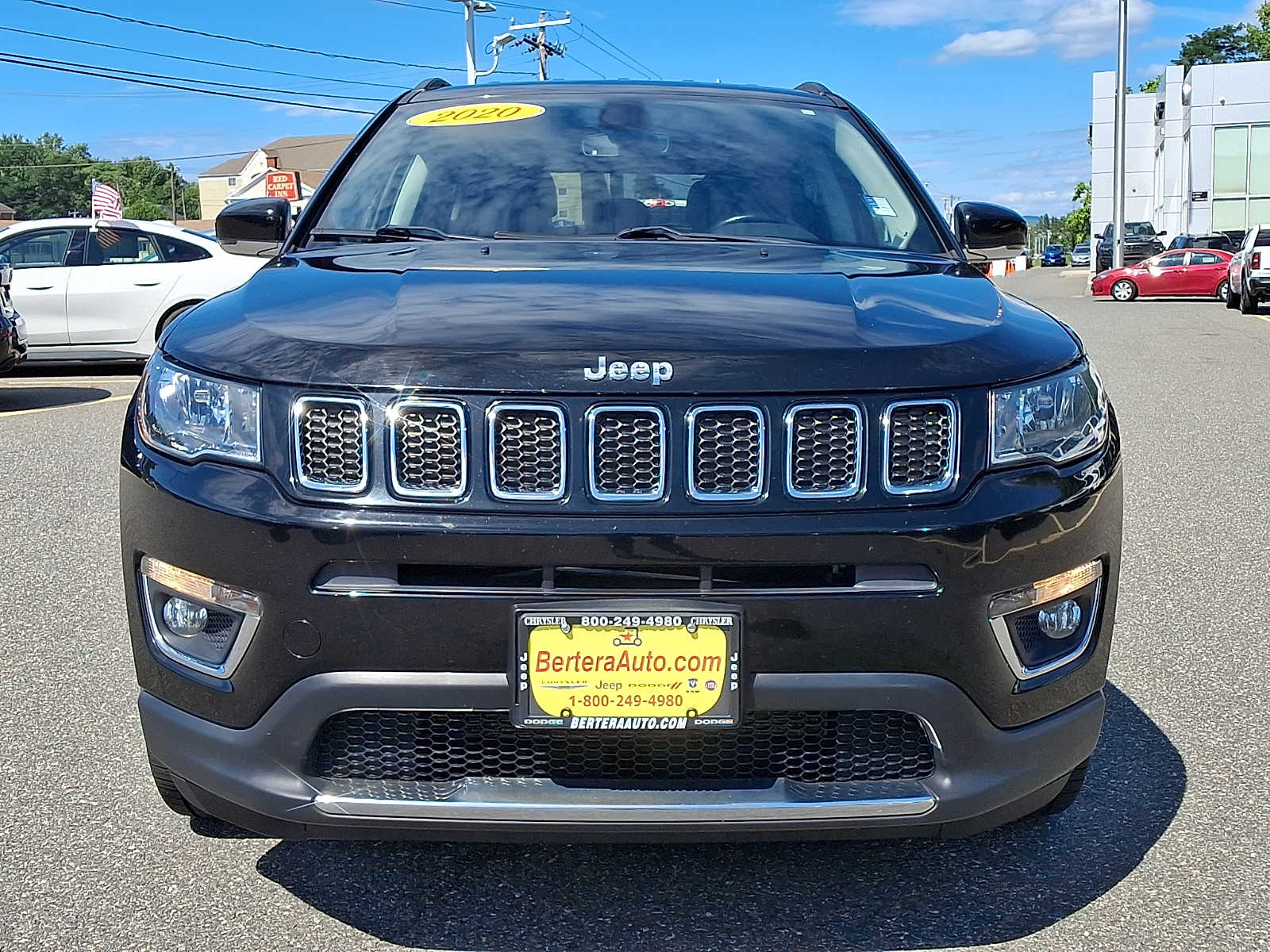 Used 2020 Jeep Compass Limited with VIN 3C4NJDCB1LT153467 for sale in West Springfield, MA
