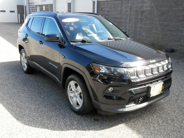Used 2022 Jeep Compass Latitude with VIN 3C4NJDBB0NT178591 for sale in Chicopee, MA