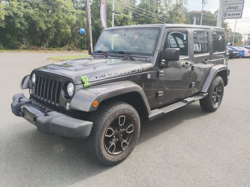 Used 2017 Jeep Wrangler Unlimited Smoky Mountain with VIN 1C4BJWEG4HL710320 for sale in Westfield, MA
