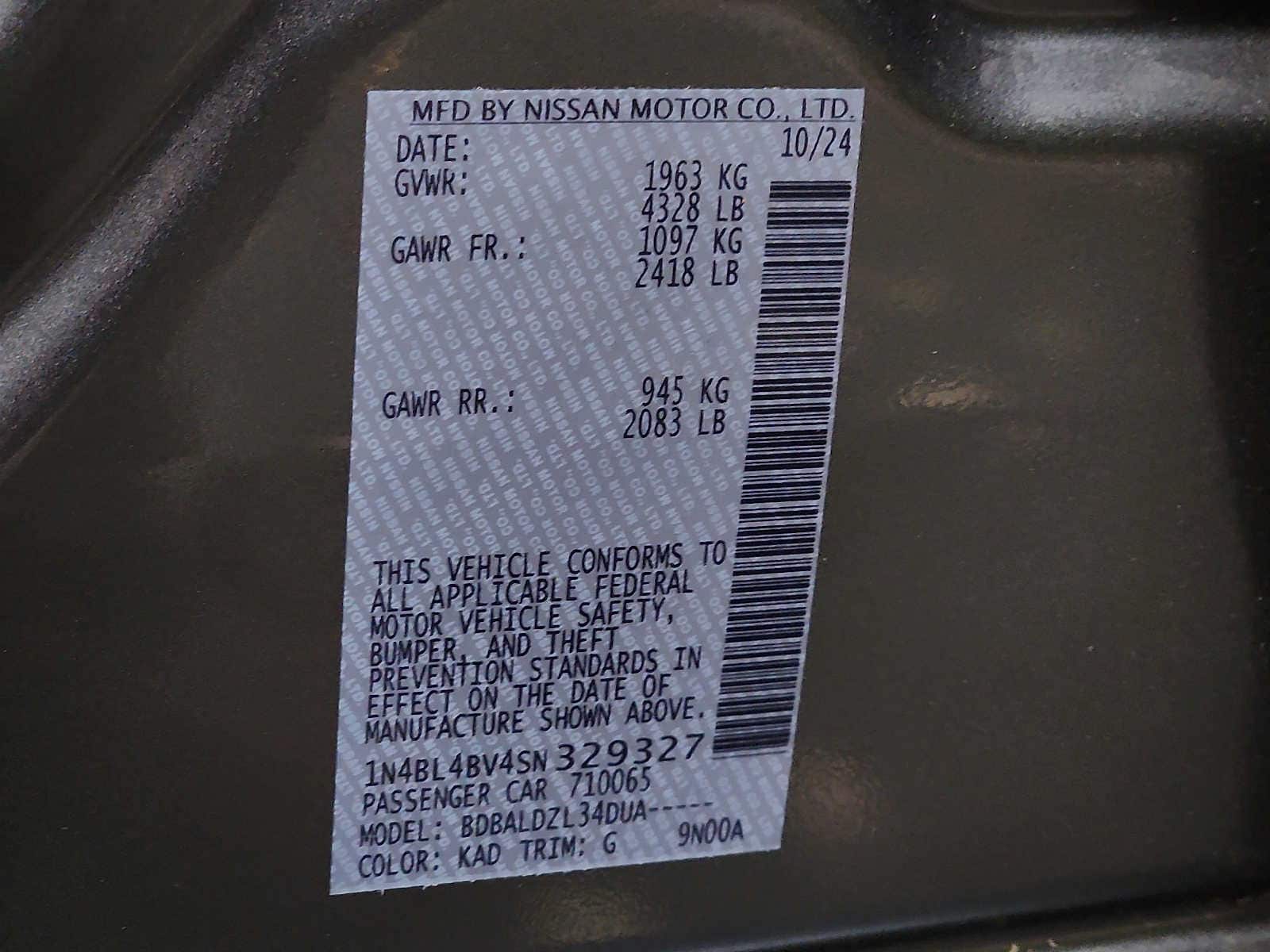 2025 Nissan Altima S - Photo 26