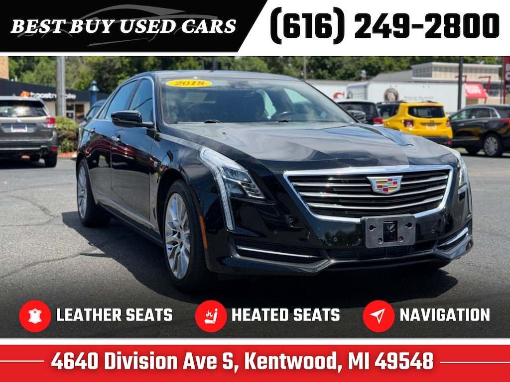 Used 2018 CADILLAC CT6 3.6L Sedan