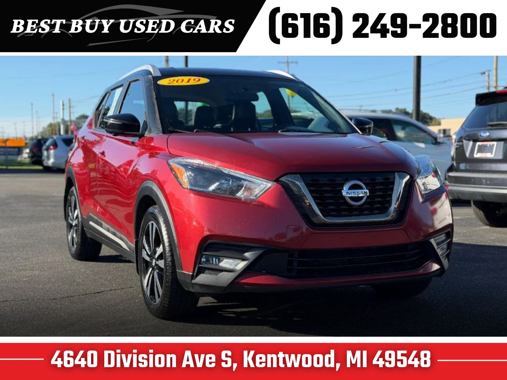 Used 2019 Nissan Kicks SUV