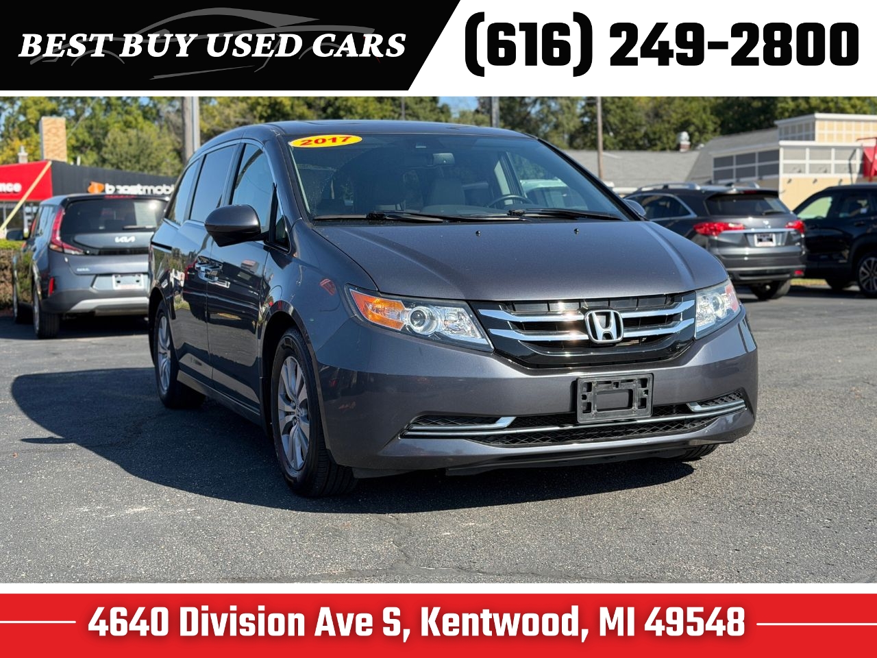 Used 2017 Honda Odyssey EX-L Van