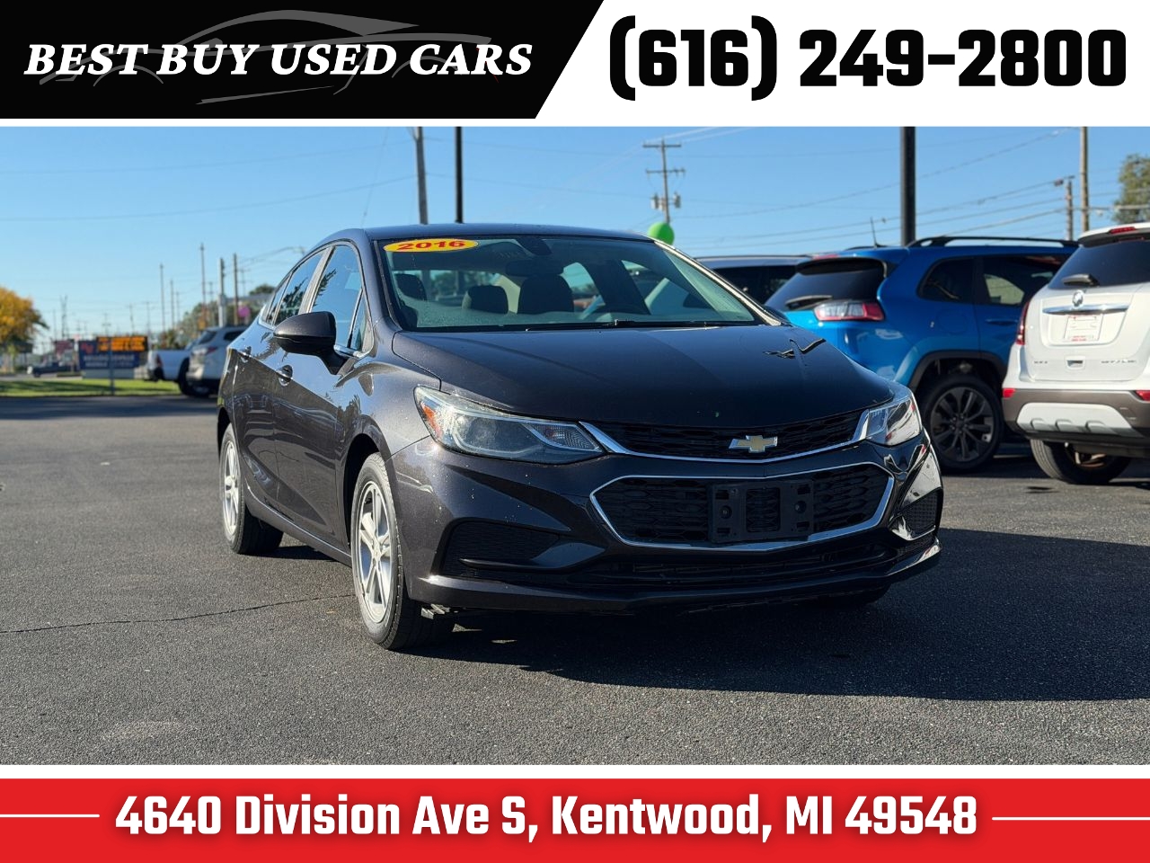 Used 2016 Chevrolet Cruze LT Auto Sedan
